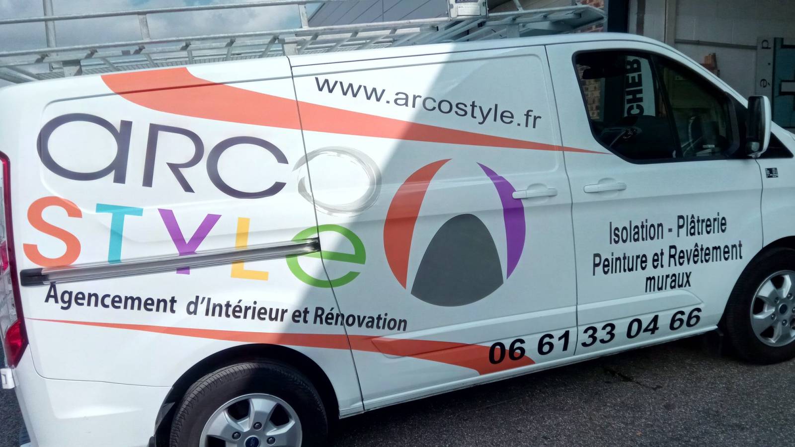 Flocage publicitaire de véhicule professionnel à Lyon