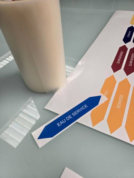 Sticker tuyauterie industrielle