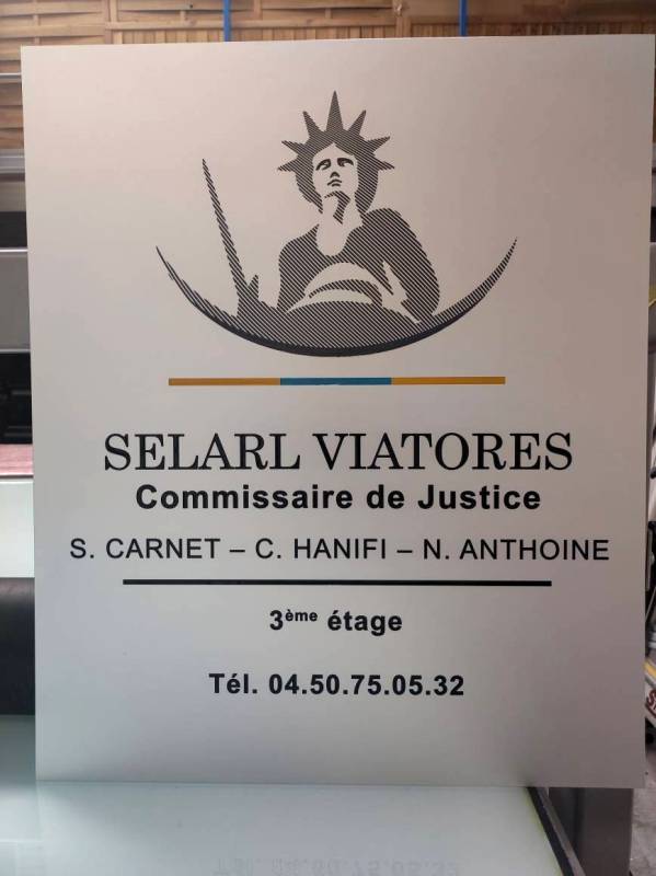 Gravure mécanique plaques aluminium