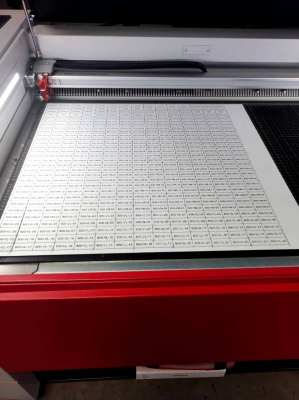 Etiquettes industrielles marquage laser - lyon 69