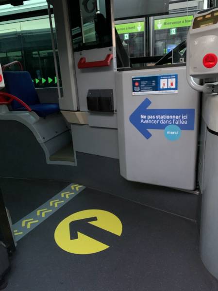 Sticker marquage sol Covid 19, ag-signalétique